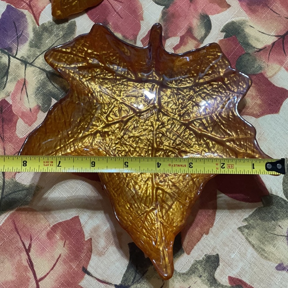 set off 3 leaves plate decoration - Picture 6 of 7